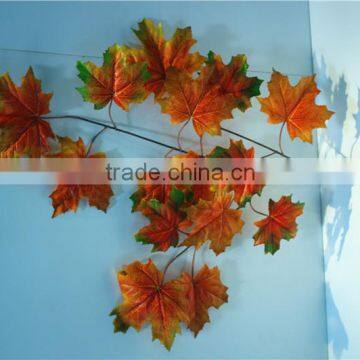 Home and outdoor garden table wedding christmas decoration 60cm or 2ft Height artificial colorfully maple leaf E06 0671