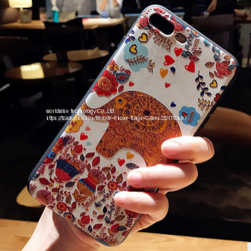 New Product Cartoon Cell Phone Shell Soft Silicone Mobile Phone Cases for IPhone7/7Plus/6/6s/6plus/6splus Back Cover photo-2