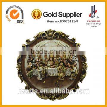 20 Inch Hot Sales 3d Art Last Supper Carving Wall Hanging Decoration photo-4