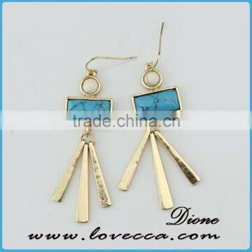 New Factory Direct Natural Stone Gemstone Turquoise Earring photo-6