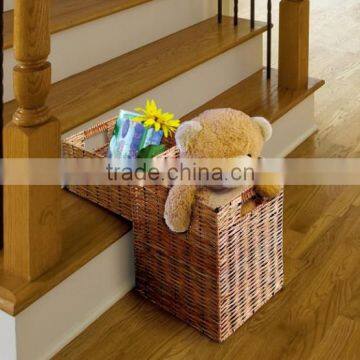 Wholesale Large Willow House Stair Storage Baskets or Wicker Step Basket photo-2
