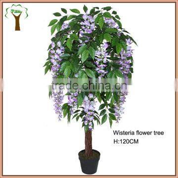 artificial purple wisteria flowering tree