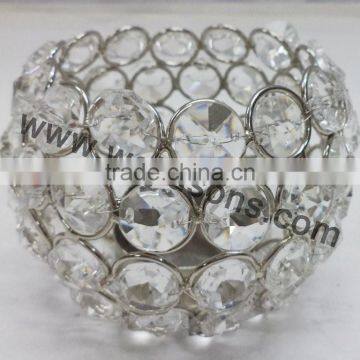 Crystal Bulk Votive Candle Holders for Wedding photo-4