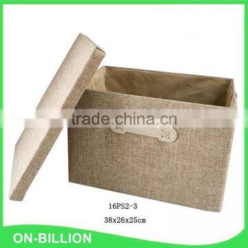 Collapsible Non Woven Storage Box Foldable With Lid photo-4