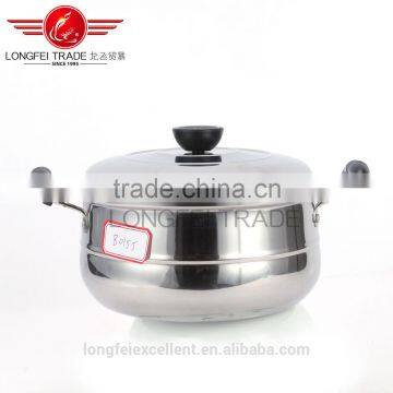 Popular Style Unique Shape Stainless Steel Soup Cooking Pot Set/camping Pot Set photo-2
