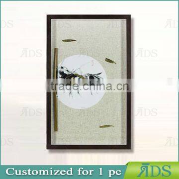 Framed Handmade Gold Ledf Bamboo Home Goods Wall Art photo-4