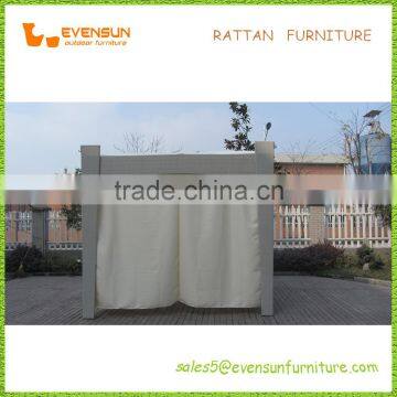 Synthetic Rattan Showerproof Gazebo With Curtain photo-5