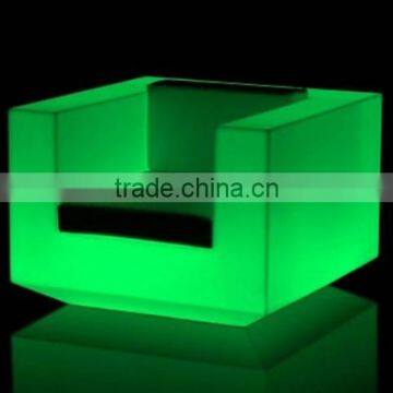 Luminous Bar Furniture 2 Seater Sofa LED Plastic Waterproof Illuminated Sofa for Nightclub / Otobi Furniture in Bangladesh Price photo-2