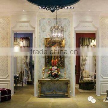 Reproduction Furniture Living Room Console Table and Mirror Set photo-6