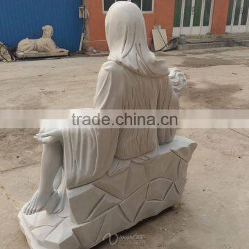 High Quality Church Religion Marble Michelangelo Jesus Sculpture photo-3