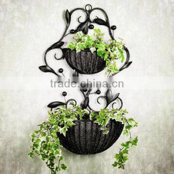 2016 Factory Custom Floor Flower Rack Balcony Metal Flower Pot Holder photo-2