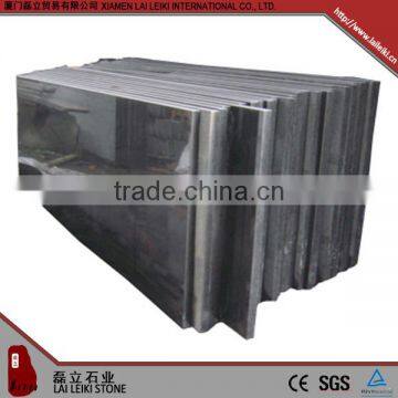 Cut-to-size G684 black polished granite dining countertop