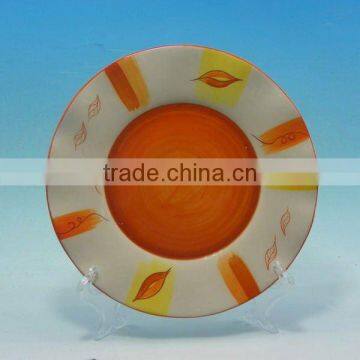 Good quality hand painted ceramic plate
