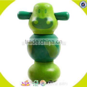wholesale fashion wood animal screws toys popular wood animal screws toys W03C010