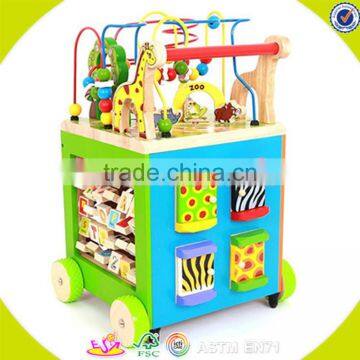 Wholesale Wooden Multifunction Baby Walkers Best Gift Kids Wooden Stroller Baby Walker Educational Wooden Baby Walker W16E040 photo-6