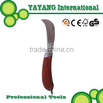 Ash wood handle Professional Grafting Knife