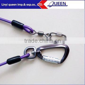 2m Purple Deluxe Tool Safety Rope With Twistlock Carabiner photo-2