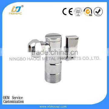 Brass washing machine valve with zinc hand knob