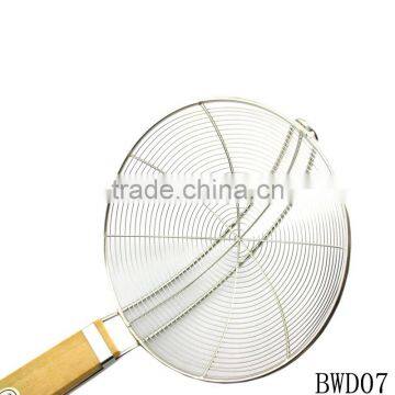 Stainless Steel Fry Strainer With Wooden Handle photo-6