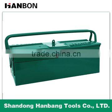 High Quality 19'' Double Layer Portable Metal Tool Box photo-2