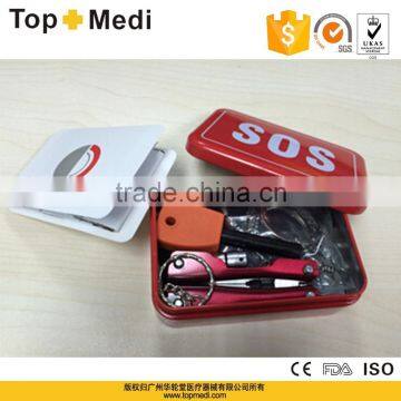 TopMedi 6 in 1 SOS Box Survival Kit,outdoor Camping Item photo-6