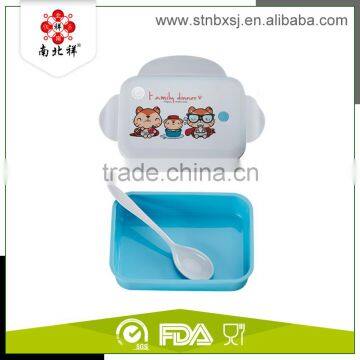 Cartoon Logo Food Grade Plastic Lunch Packing Box for Kids photo-2