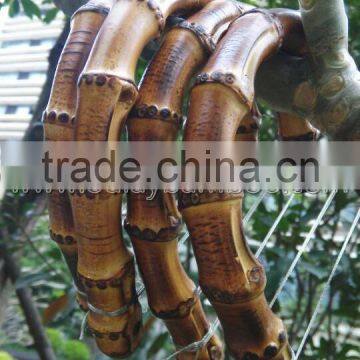 Brown bamboo bag handles 5inch*4.5inch*1.6cm