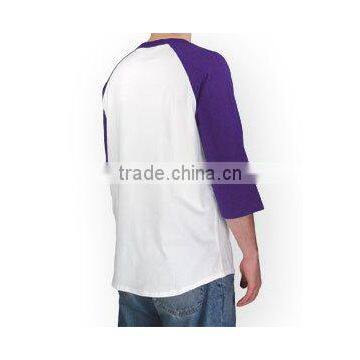 Wholesale Blank T Shirts Sport-Tek Baseball Raglan Fashion 3/4 Sleeve Raglan Sport New Pattern T-shirts Manufacturers China photo-3