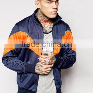 Zipper-up Track Top for Men's