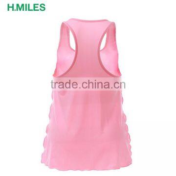 Woman's Fitness Yoga Sexy Pink Gym Tank Top Vest Women photo-2