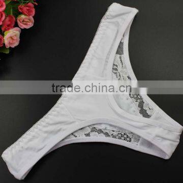 Stock Women Sey Fashion Diamond Ice Silk Underwear Women Transparent Taste Temptation t Pants Lace Low Waist Transparent Panties photo-4