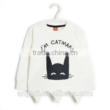 Cat Pattern Cool Design Wholesale Kids Custom Made Pullover Sweatshirt Hoodies photo-2