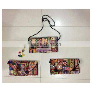 Handmade Ladies Fabric Clutch Purses photo-4