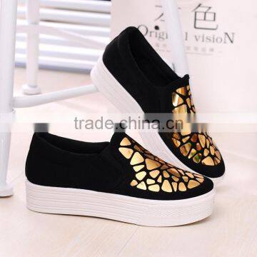 China Shoe Factory Low Price Canvas Shoe Women Trainers 2017 photo-5