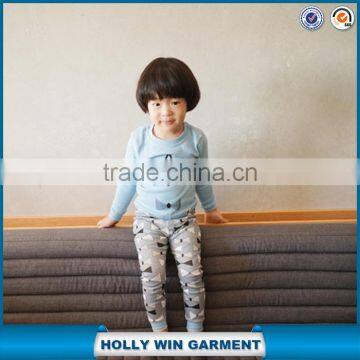 Cute panda cartoon children clothes sets imported clothes child