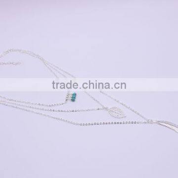 Zm35137a Woman Jewelry Necklace 2017 Fashion Layer Chain Statement Necklace