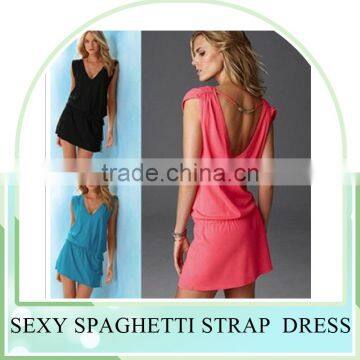 Wholesale New Fashion Spaghetti Strap Sexy Women Bodycon HL Bandage Dress photo-4