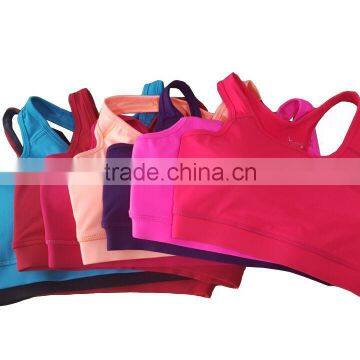 Custom Made Ladies Latest Design Gym Sports Track Bras photo-2