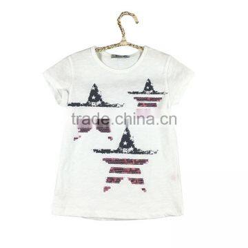 2016 Knit Clothing Manufacture Girl T-shirt Kids Wear photo-2