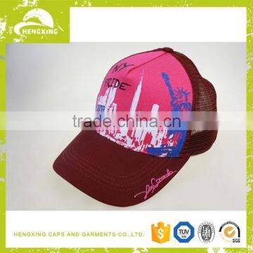 New design oem design baseball cap logo print