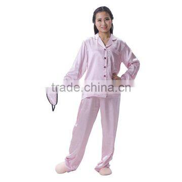 Women Couple easter satin pajamas with button