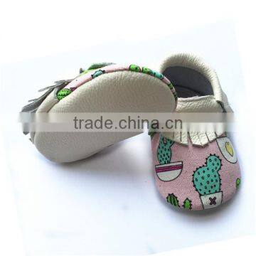 Fashion Baby Shoes Cow Leather Baby Moccasins Shoes photo-2
