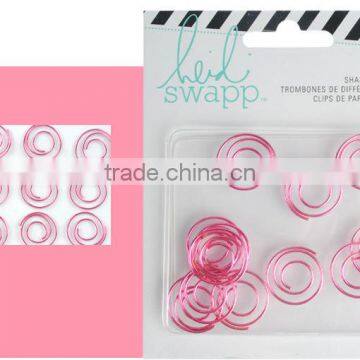 Planner Paper Clip Round Shape Clip Stainless Steel Plating Planner Accessories photo-2