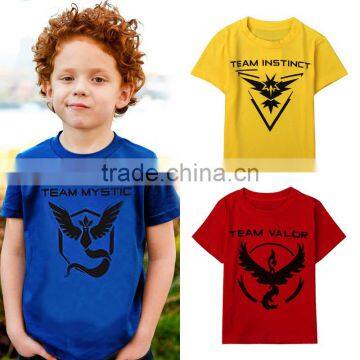 Team Valor Mystic Instinct T-Shirt - Pokemon GO Kids Mens Gift Top