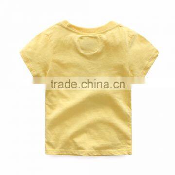Wholesale Summer Cotton Short Sleeves Boys Kids Round Neck T-shirt photo-5