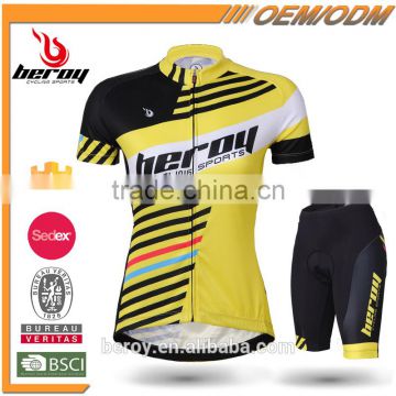 BEROY new design pro team race and club high quality cycle uniform suit,women cycling tights for bike riding