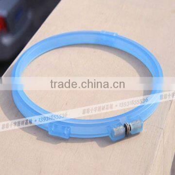 Sleeve Stretc Colorful Embroidery Frames Plastic Hoops Frosted Embroidery Hoop Craft Purple Hand Hoops Tambour Cross Stitch 18cm photo-3