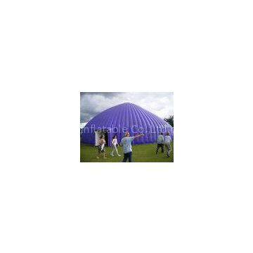 Big Purple 0.45mm PVC Outdoor Inflatable Party Tent For Backyard