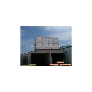 High pressed galvanized drinking water storage tank hot dip galvanized material