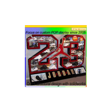 Customized Branded Shoe Store Retail Display Stand photo-3